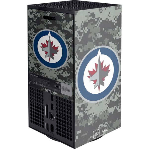 NHL Winnipeg Jets Camo Xbox Series X Console Skin