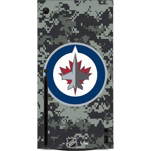 NHL Winnipeg Jets Camo Xbox Series X Console Skin