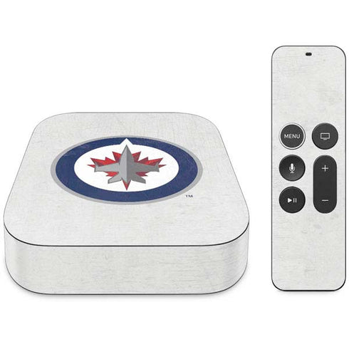 NHL Winnipeg Jets Distressed Apple TV Skin