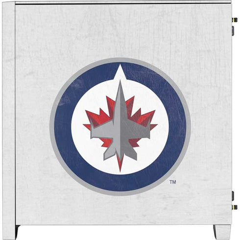 NHL Winnipeg Jets Distressed Corsair 4000D Tempered Glass Mid-Tower ATX Case Skin
