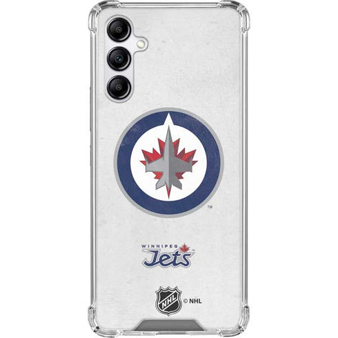 NHL Winnipeg Jets Distressed Galaxy A15 5G Clear Case
