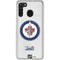 NHL Winnipeg Jets Distressed Galaxy A21 Clear Case