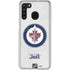 NHL Winnipeg Jets Distressed Galaxy A21 Clear Case