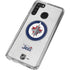 NHL Winnipeg Jets Distressed Galaxy A21 Clear Case