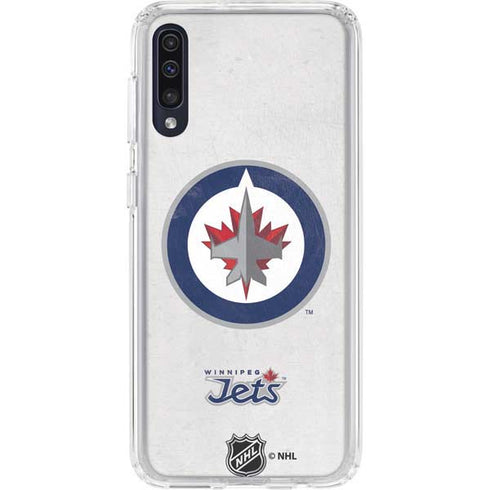 NHL Winnipeg Jets Distressed Galaxy A50 Clear Case