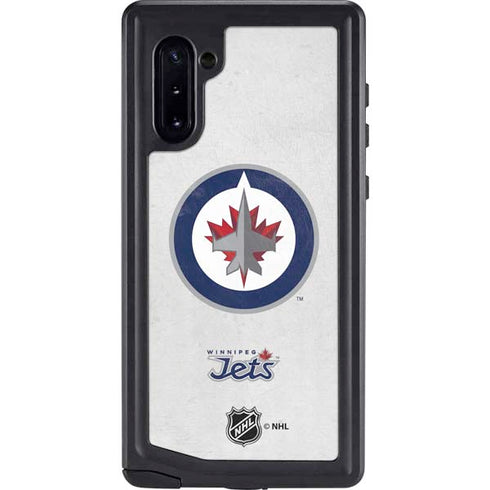 NHL Winnipeg Jets Distressed Galaxy Note 10 Waterproof Case