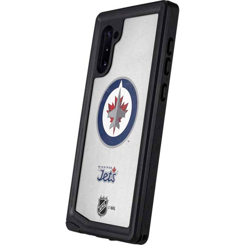NHL Winnipeg Jets Distressed Galaxy Note 10 Waterproof Case