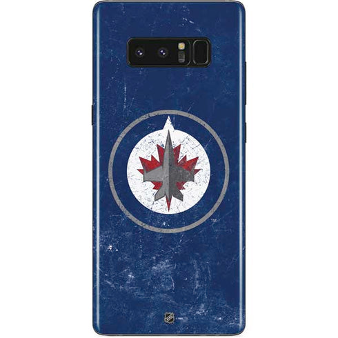 NHL Winnipeg Jets Distressed Logo Galaxy Note 8 Skin