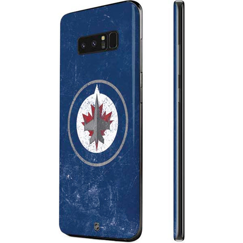 NHL Winnipeg Jets Distressed Logo Galaxy Note 8 Skin