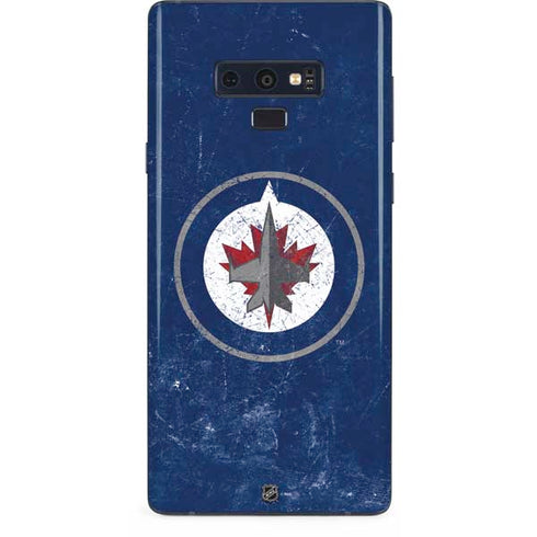 NHL Winnipeg Jets Distressed Logo Galaxy Note 9 Skin
