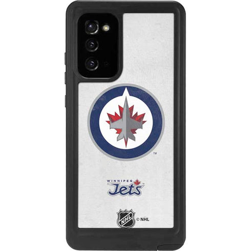 NHL Winnipeg Jets Distressed Galaxy Note20 5G Waterproof Case
