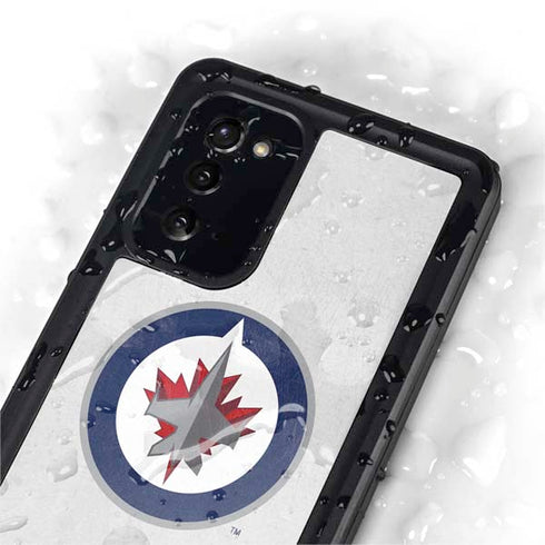 NHL Winnipeg Jets Distressed Galaxy Note20 5G Waterproof Case