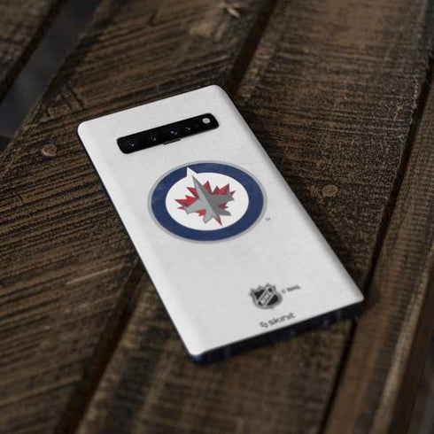 NHL Winnipeg Jets Distressed Galaxy S10 Plus Skin