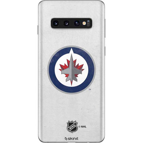 NHL Winnipeg Jets Distressed Galaxy S10 Skin