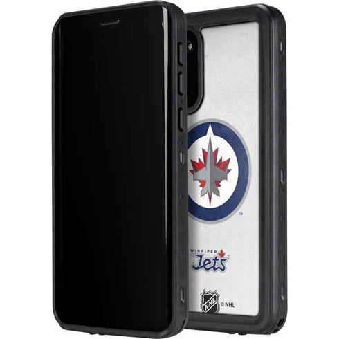 NHL Winnipeg Jets Distressed Galaxy S20 Waterproof Case