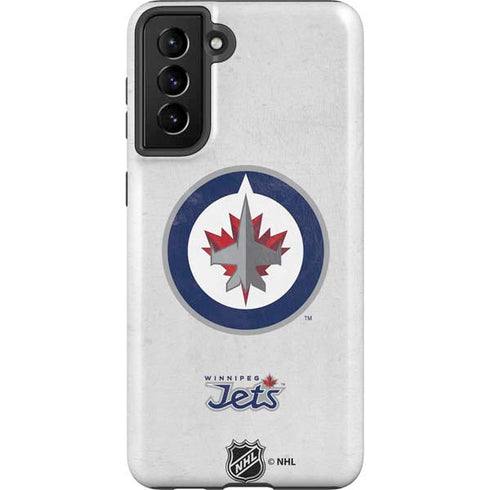 NHL Winnipeg Jets Distressed Galaxy S21 FE Pro Case