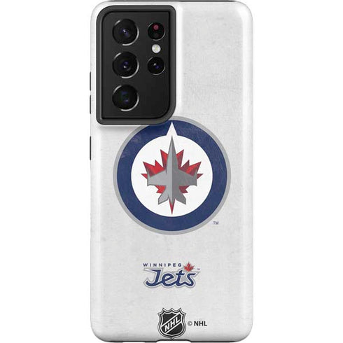 NHL Winnipeg Jets Distressed Galaxy S21 Ultra 5G Pro Case