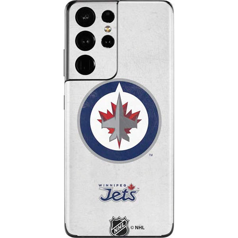 NHL Winnipeg Jets Distressed Galaxy S21 Ultra 5G Skin