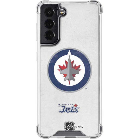 NHL Winnipeg Jets Distressed Galaxy S22 Clear Case