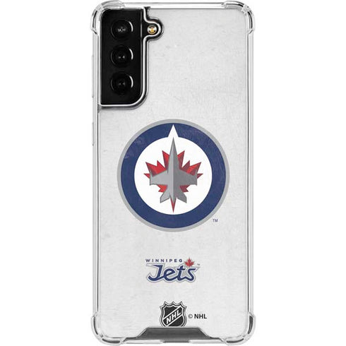 NHL Winnipeg Jets Distressed Galaxy S22 Plus Clear Case
