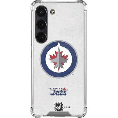 NHL Winnipeg Jets Distressed Galaxy S23 Clear Case