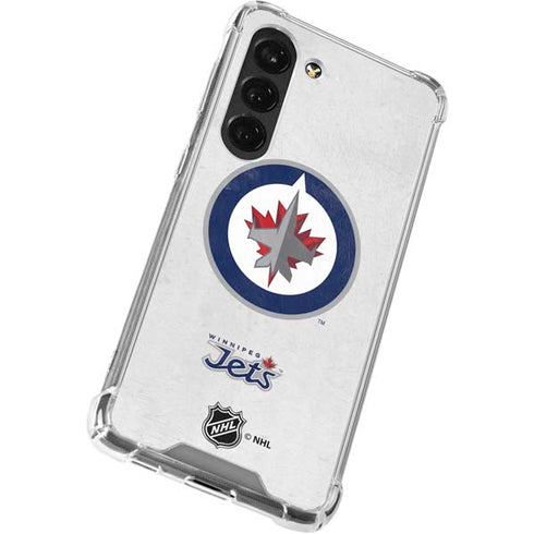 NHL Winnipeg Jets Distressed Galaxy S23 Clear Case