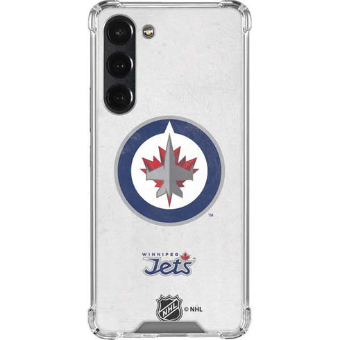 NHL Winnipeg Jets Distressed Galaxy S23 Plus Clear Case