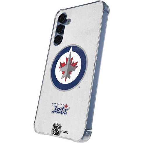 NHL Winnipeg Jets Distressed Galaxy S24 Clear Case