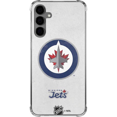 NHL Winnipeg Jets Distressed Galaxy S24 Plus Clear Case