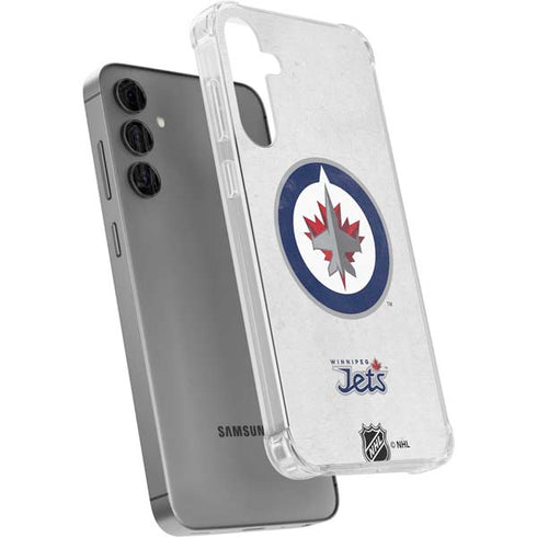 NHL Winnipeg Jets Distressed Galaxy S24 Plus Clear Case