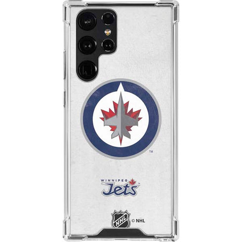NHL Winnipeg Jets Distressed Galaxy S24 Ultra Clear Case