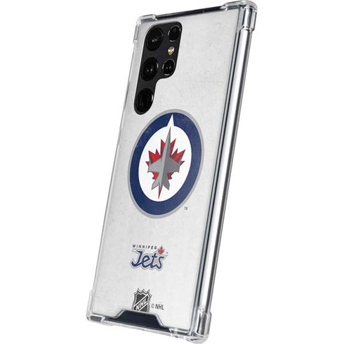NHL Winnipeg Jets Distressed Galaxy S24 Ultra Clear Case