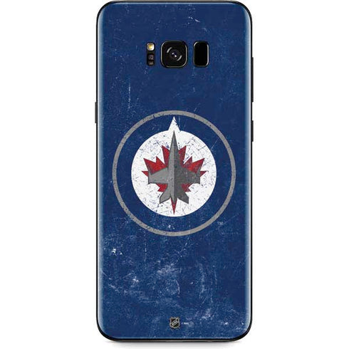 NHL Winnipeg Jets Distressed Logo Galaxy S8 Plus Skin
