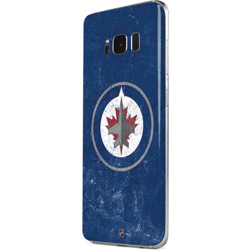 NHL Winnipeg Jets Distressed Logo Galaxy S8 Plus Skin