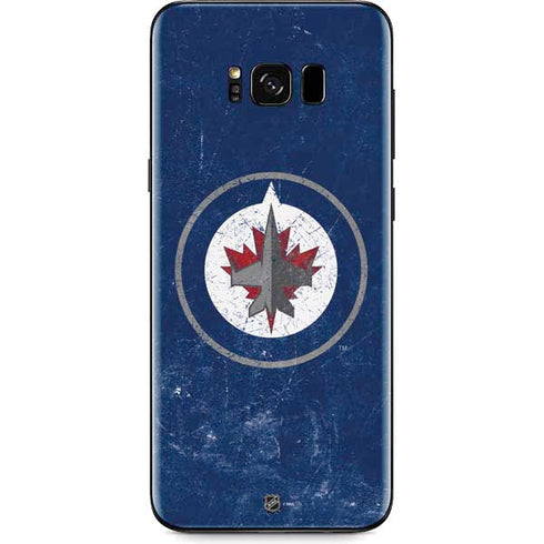 NHL Winnipeg Jets Distressed Logo Galaxy S8 Skin
