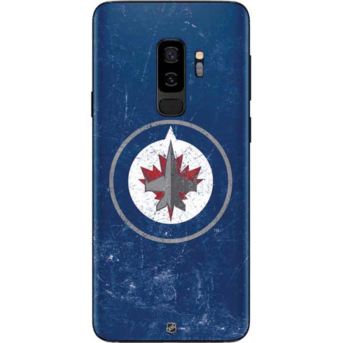 NHL Winnipeg Jets Distressed Logo Galaxy S9 Plus Skin