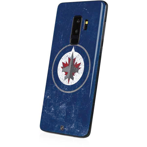 NHL Winnipeg Jets Distressed Logo Galaxy S9 Plus Skin