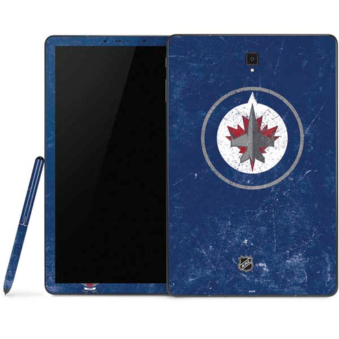 NHL Winnipeg Jets Distressed Logo Samsung Galaxy Tab Skin