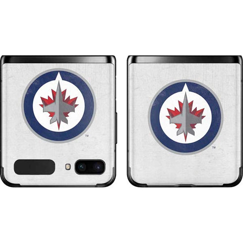 NHL Winnipeg Jets Distressed Galaxy Z Flip Skin