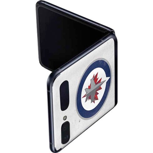 NHL Winnipeg Jets Distressed Galaxy Z Flip Skin