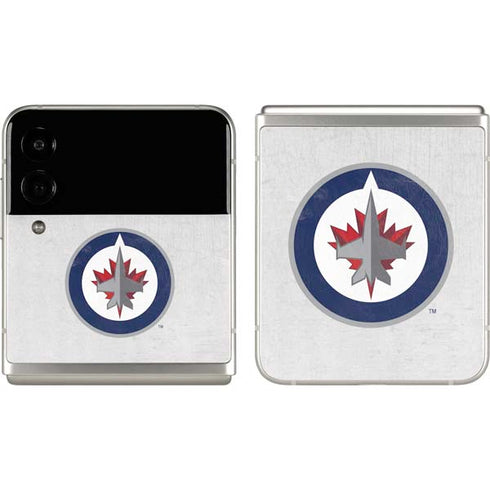 NHL Winnipeg Jets Distressed Galaxy Z Flip3 5G Skin