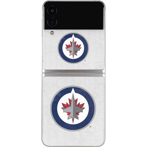 NHL Winnipeg Jets Distressed Galaxy Z Flip3 5G Skin