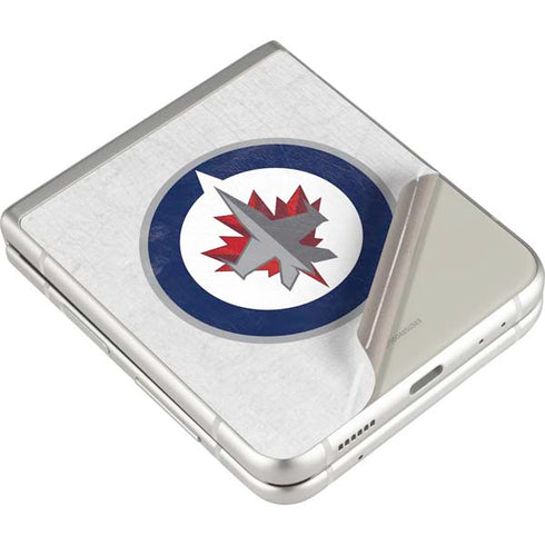 NHL Winnipeg Jets Distressed Galaxy Z Flip3 5G Skin