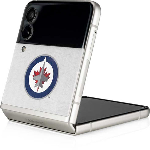 NHL Winnipeg Jets Distressed Galaxy Z Flip3 5G Skin