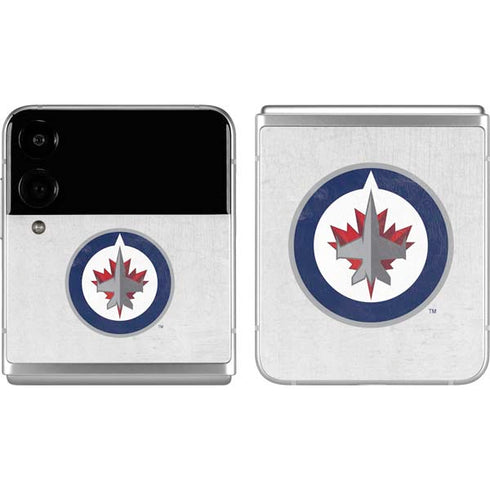 NHL Winnipeg Jets Distressed Galaxy Z Flip4 5G Skin