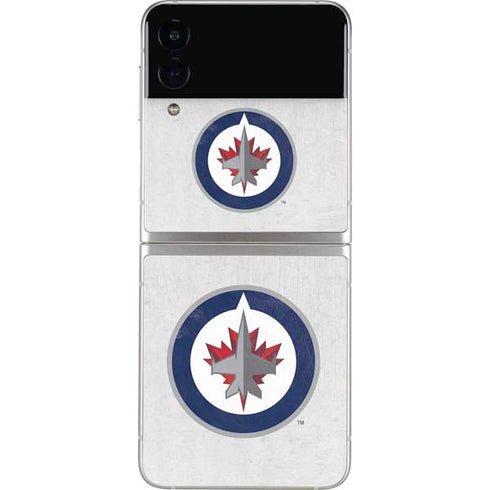 NHL Winnipeg Jets Distressed Galaxy Z Flip4 5G Skin