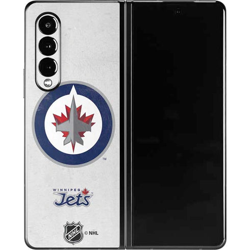 NHL Winnipeg Jets Distressed Galaxy Z Fold3 5G Skin
