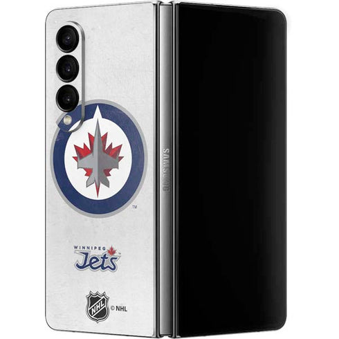 NHL Winnipeg Jets Distressed Galaxy Z Fold4 5G Skin