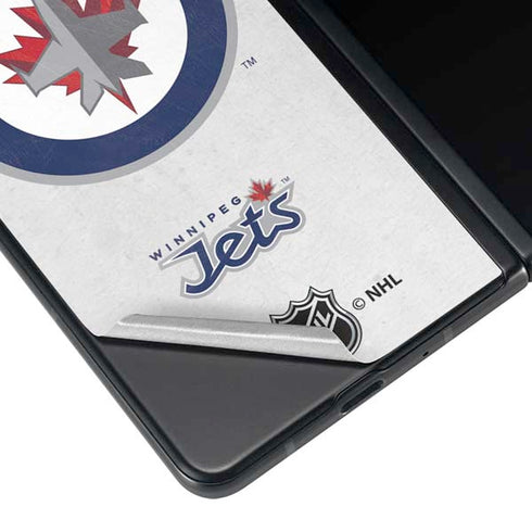 NHL Winnipeg Jets Distressed Galaxy Z Fold4 5G Skin