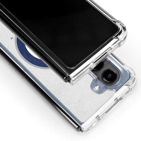 NHL Winnipeg Jets Distressed Galaxy Z Fold5 5G Clear Case